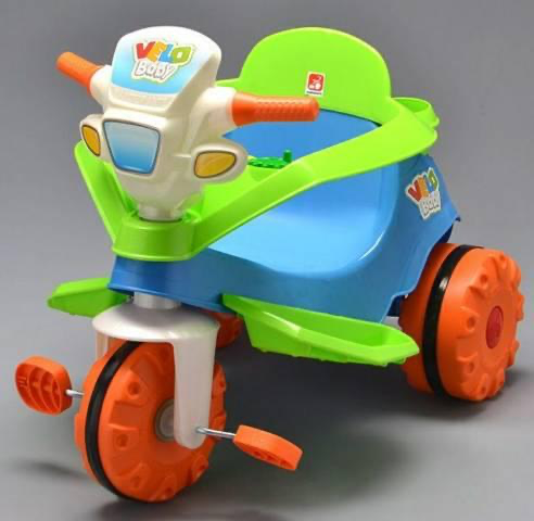 Triciclo Mototico Passeio Pedal Rosa 693 Velotrol Infantil Motoca