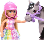 Barbie Fam Chelsea Conj. Passeio Ponei - Htk29 - Mattel
