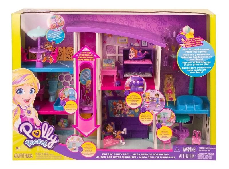 POLLY MEGA CASA SURPRESA - GFR12 - MATTEL –