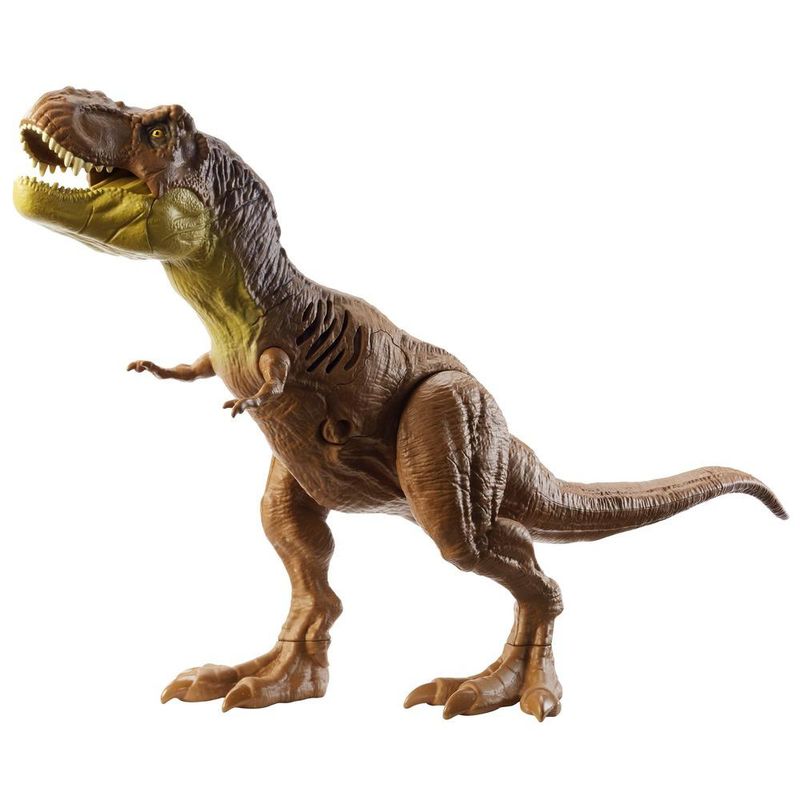 Kit Dino T-Rex Jurassic World + Jogo Quebra Cabeça 30 Peças