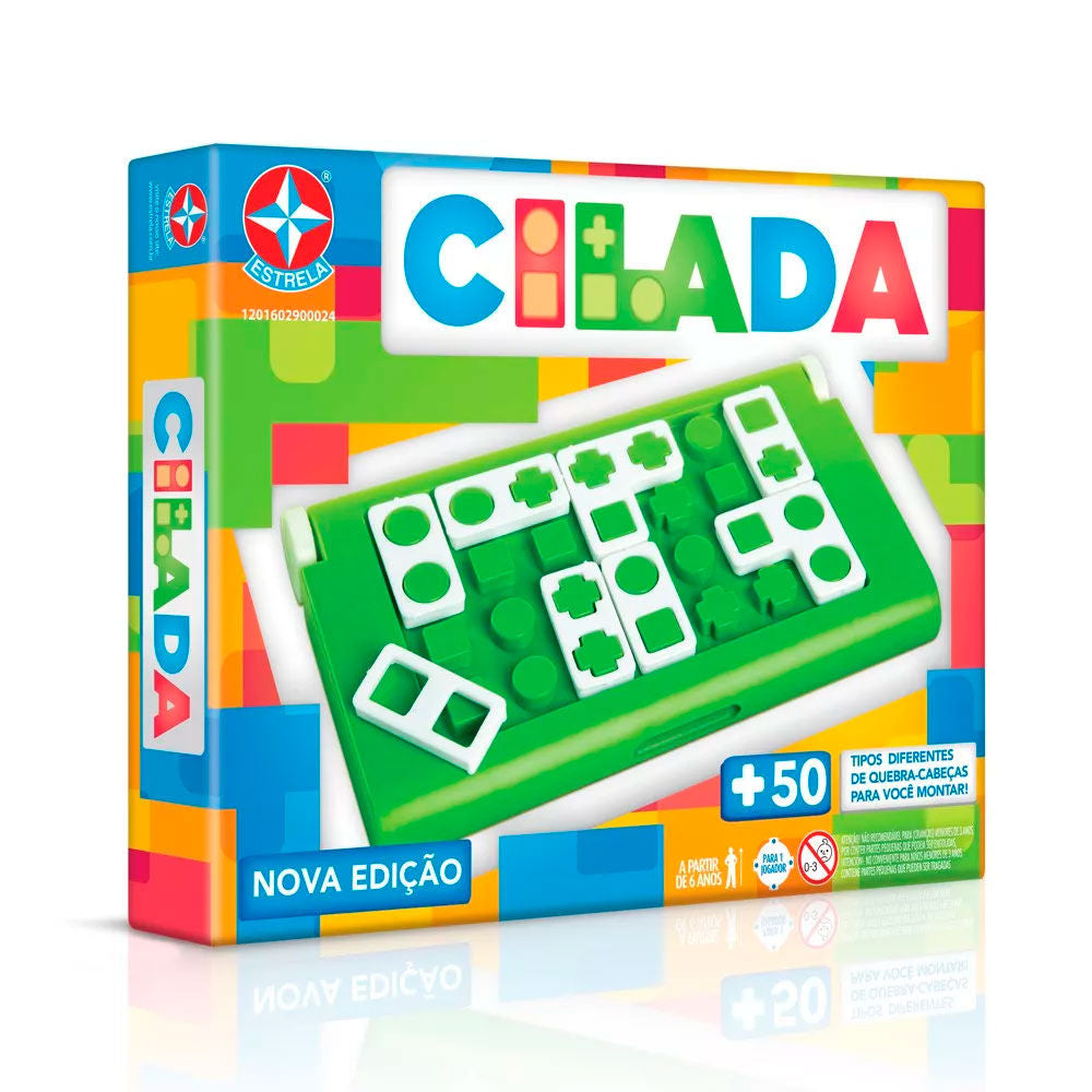 Jogo Encaixar Peças Cilada - Estrela –