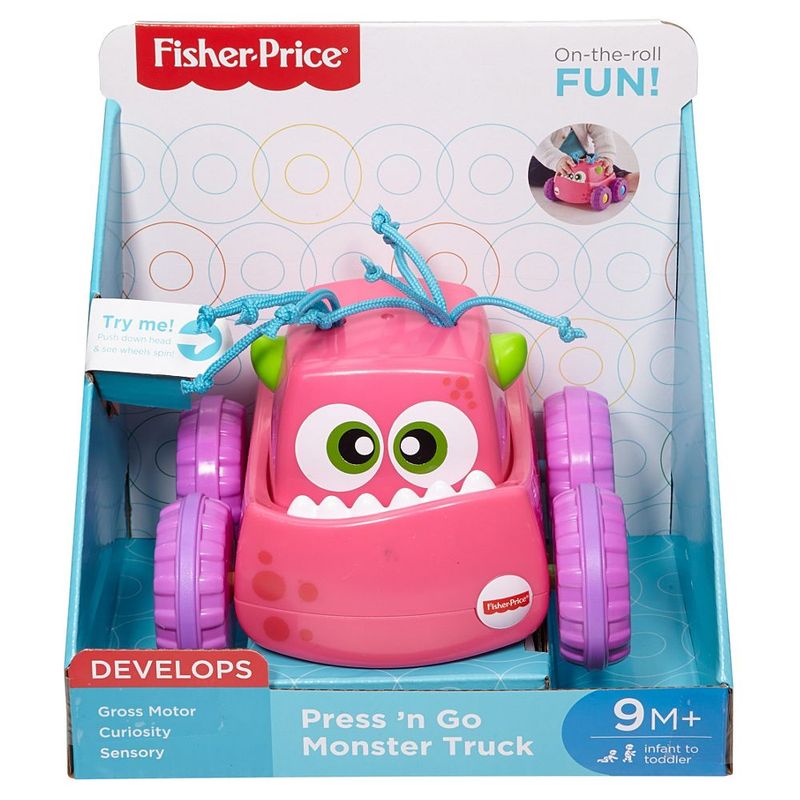 Jogo Educativo FISHER PRICE Carro Pequeno Sort DIS (Idade Mínima: 12 Meses  - 3 x 1 x 3,5 cm)