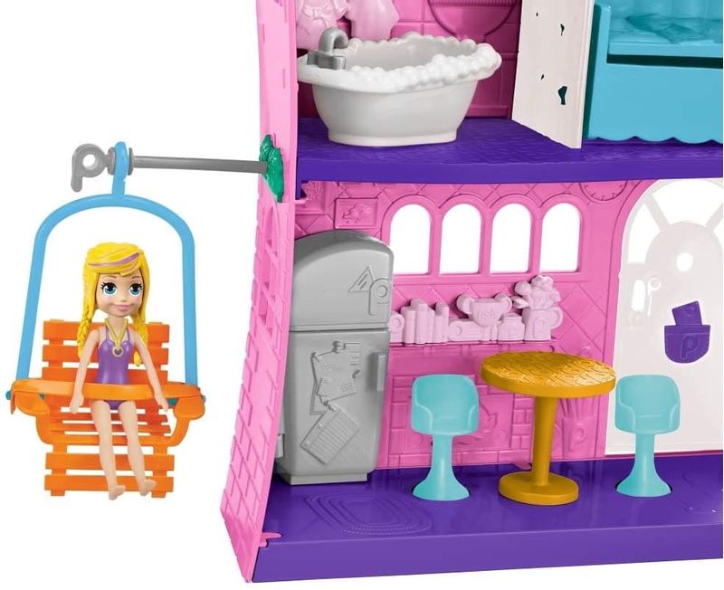 Polly Pocket Mega Trailer Da Polly Rosa Mattel Rosa : :  Brinquedos e Jogos