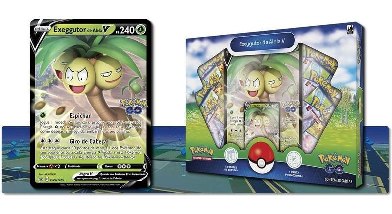 Pokémon Go - Box Exeggutor de Alola-V - RGR Distribuidora