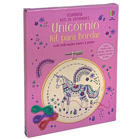 Unicornio: Kit para Bordar - Usborne