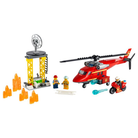 Helicoptero De Resgate Dos Bombeiros - 60281 - Lego