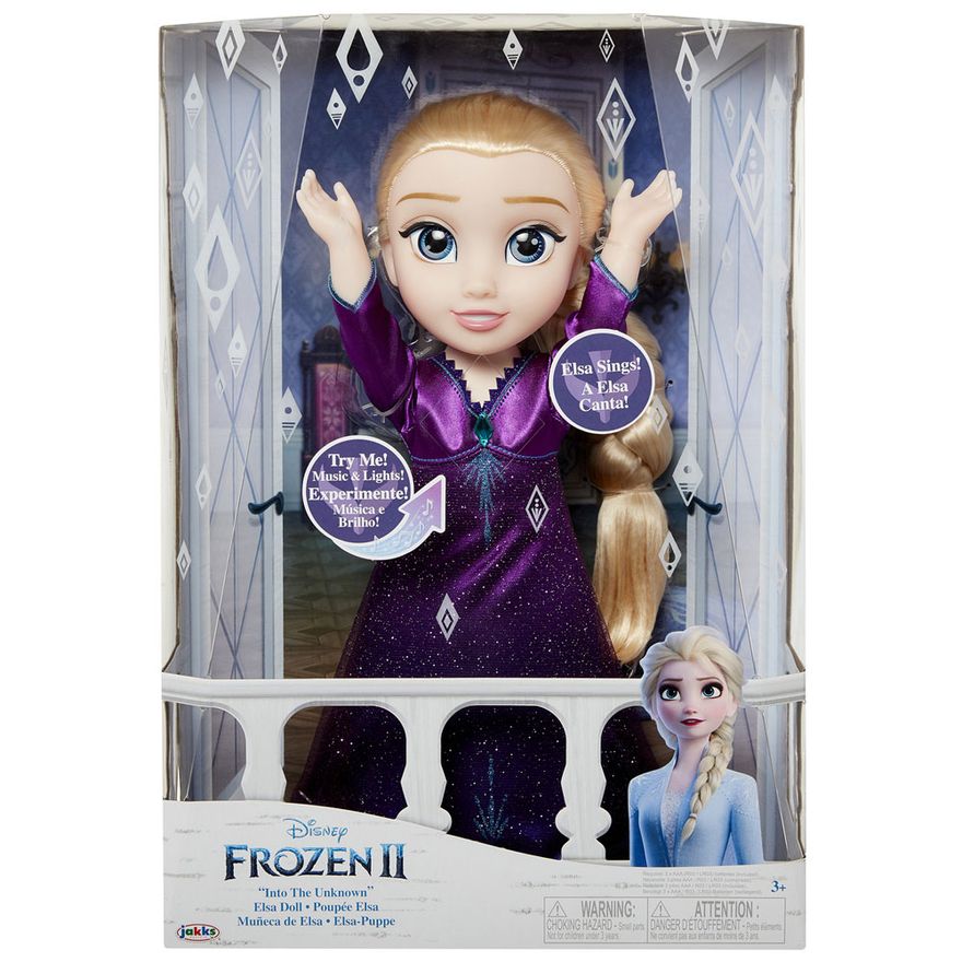 Varinha + Boneca Elza - Musical - Luzes - Frozen