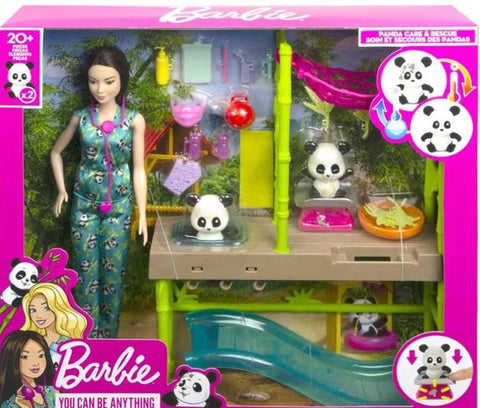 Barbie Prof Cuid E Resgate De Pandas Hkt77 - Mattel