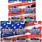 Kit 5 carrinhos - Stars & Stripes- GRT01 - Hot Wheels