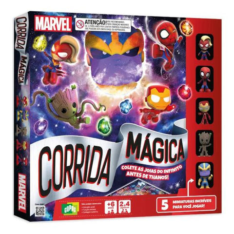 Jgs Brinq Carton - Corrida Magica - Marvel - Copag
