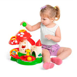 Brinquedo Infantil Didático, Bello Cogumelo, Com Bolinhas Tateti