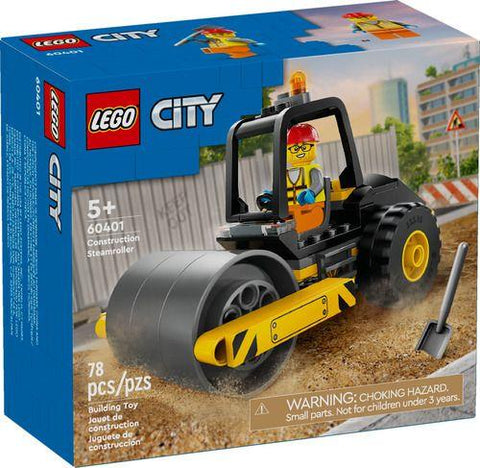 Rolo Compressor De Construcao - 60401 - Lego