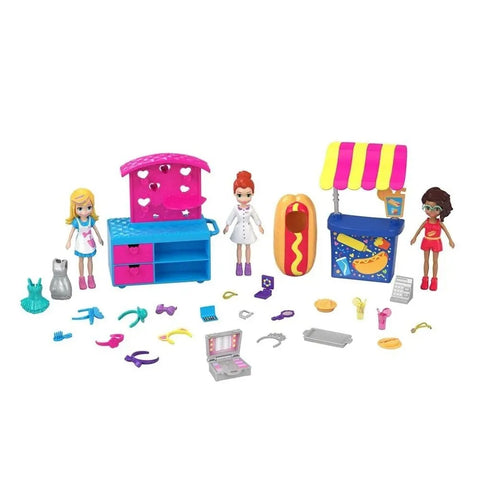 Polly Pocket Quiosque De Moda E Lanchinhos - Gfr10 - Mattel