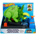 Hot Wheels Pista Ataque de Triceratops - Gbf97 - Mattel - playnjoy.shop