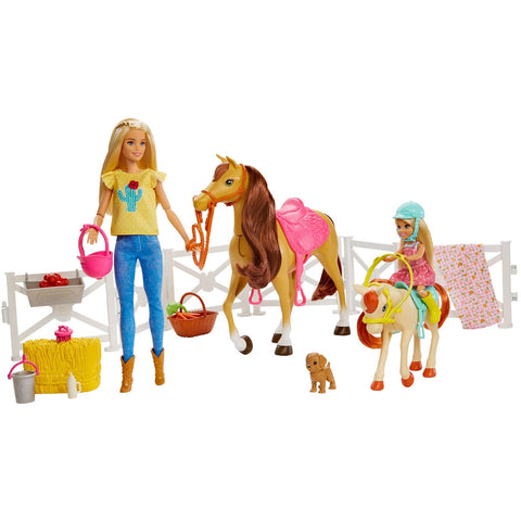 Barbie e Chelsea Diversao Com Cavalos - Fxh15 - Mattel - playnjoy.shop