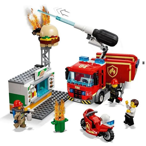 Combate ao Fogo no Bar de Hambúrgueres - 60214 - LEGO - playnjoy.shop