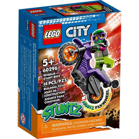 Motocicleta De Wheeling - 60296 - Lego