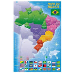 Quebra cabeça P200 Mapa do Brasil - Grow - playnjoy.shop