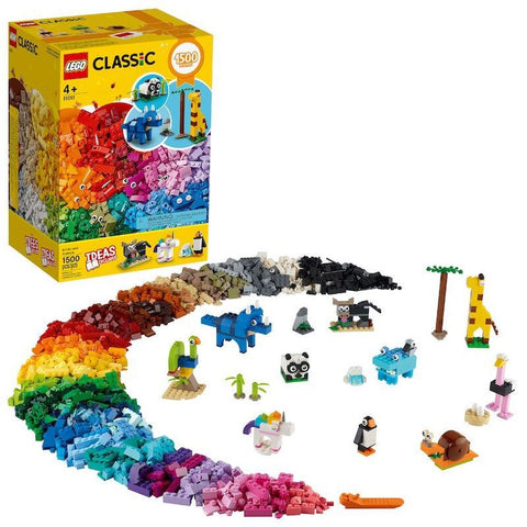Caixa grande 1500 Peças e Animais - LEGO 11011 - playnjoy.shop