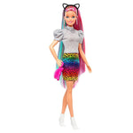 Barbie Leopard Rainbow Hair Doll 1 - Grn81 - Mattel