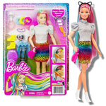 Barbie Leopard Rainbow Hair Doll 1 - Grn81 - Mattel