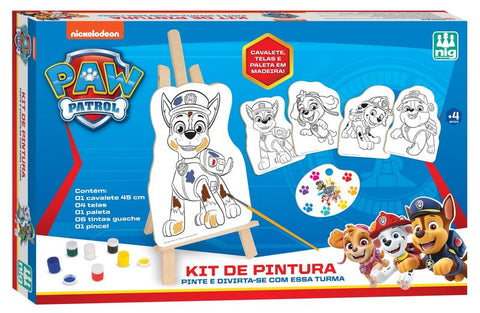 Patrulha Canina Kit De Pintura - 0680 - Nig Brinquedos