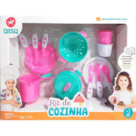 Kit de Cozinha Rosa - Calesita - playnjoy.shop