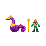 Imaginext Liga Da Justiça Aquaman E Cavalo Marinho - Mattel - playnjoy.shop