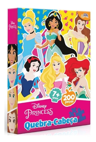 Quebra Cabeça 200 Peças Princesas - 8025 - Hasbro