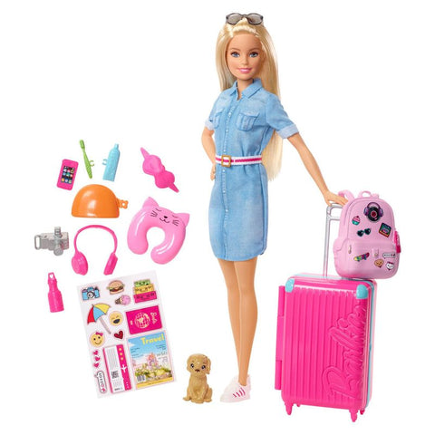 Barbie Expl. e Desc. Barbie Viajante - Fwv25 - Mattel