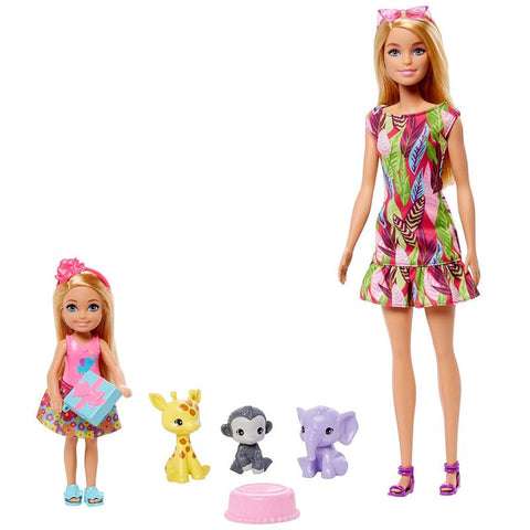 Entretenimento Chelsea e Barbie Animais Selva - Gtm82 - Mattel