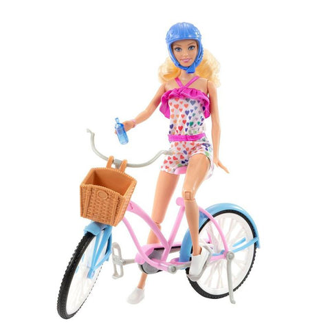 Barbie Estate Boneca com Bicicleta 2022 - Hby28 - Mattel