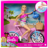 Barbie Estate Boneca com Bicicleta 2022 - Hby28 - Mattel