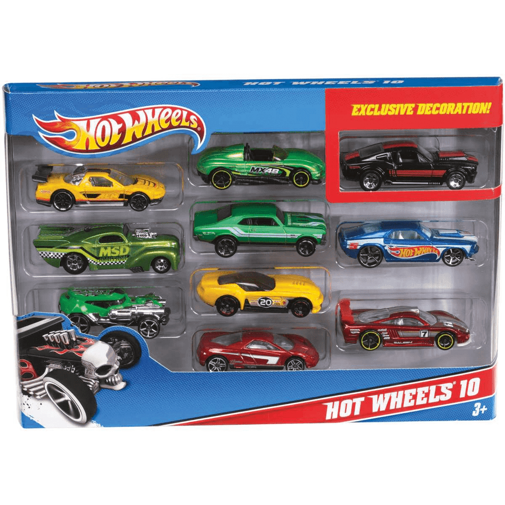 Kit 10 Carrinhos Básicos Sortidos - Hot Wheels 54886 : :  Brinquedos e Jogos