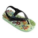 Chinelo Infantil Baby Marvel 23/4 Verde Jardim - 6617 - Havaianas