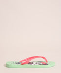 Chinelo Infantil Slim Disney 25/6 Verde Jardim - 6617 - Havaianas