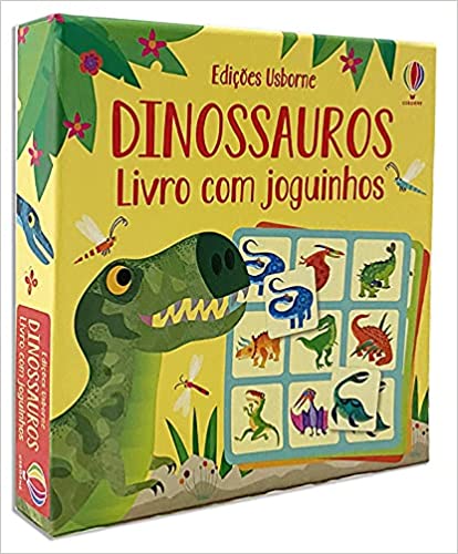 Dinossauros: Livro com Joguinhos - Usborne –, joguinhos infantil dinossauro  