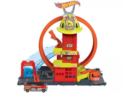 Pista Hot Wheels - City Downtown - Ataque Dino na Pizzaria - Mattel