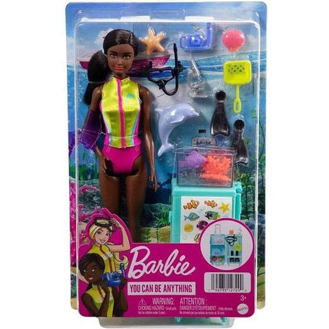 Barbie Profissoes Barbie Biologa Marinha - Hmh27 - Mattel