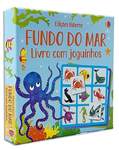 Fundo do mar: Livro com joguinhos - Usborne