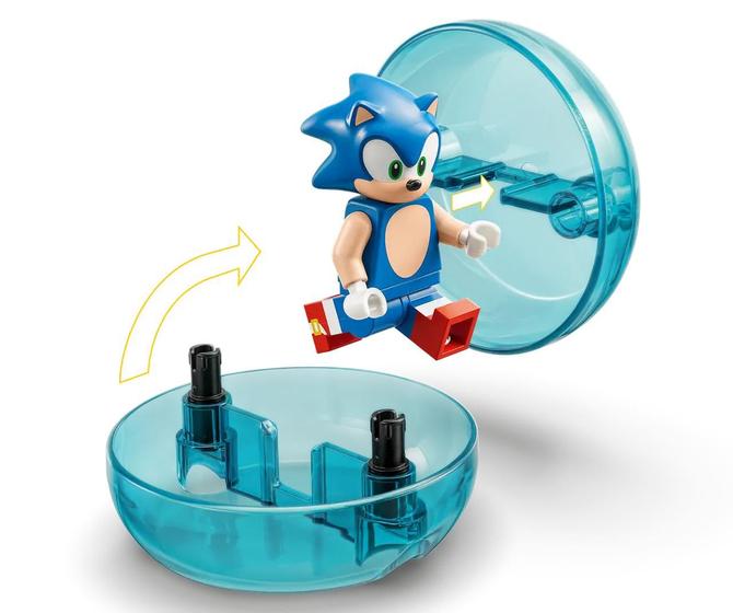 LEGO Set Sonic 76990 O Desafio da Esfera de Velocidade de Son 292 peças