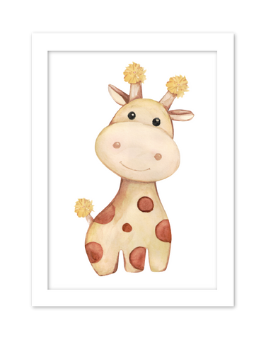 Quadro Baby Girafa para quarto de bebê