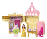 Boneca Disney Princesa Mini Castelo Da Bela Unidade Hlw94 - Mattel