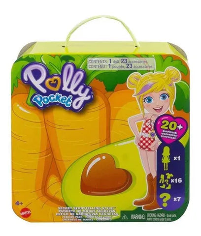Boneca Polly Pocket Parque Infantil Roda E Surpresa Sorvete