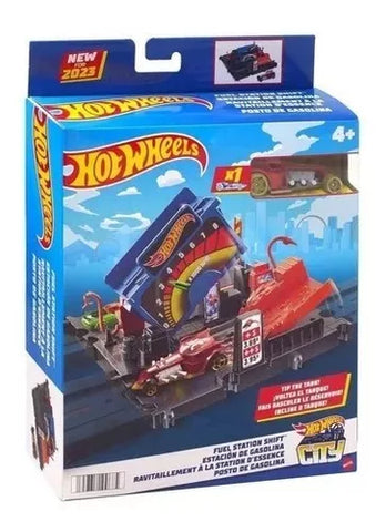 Hot Wheels Pista City Estação de Reparos - HDR25 - Mattel - Arco-Íris Toys