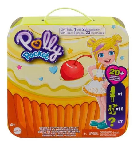 Polly Conj Moda Surpresa Cupcake  Gvy54 - Mattel