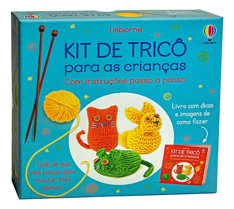 Kit De Tricô Para As Crianças - Usborne