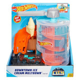 Hot Wheels  City Downtown Ice Cream Meltdo - Gjk74 - Mattel