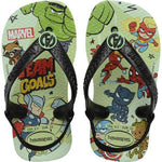 Chinelo Infantil Baby Marvel 23/4 Verde Jardim - 6617 - Havaianas