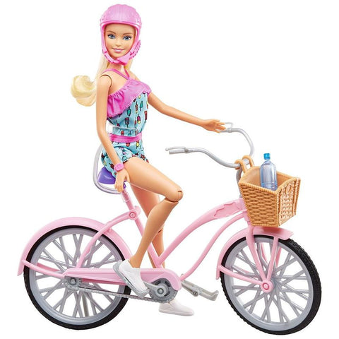 Barbie Real Boneca e Bicicleta - FTV96 - Mattel